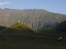 Camp am Mt Kasbek